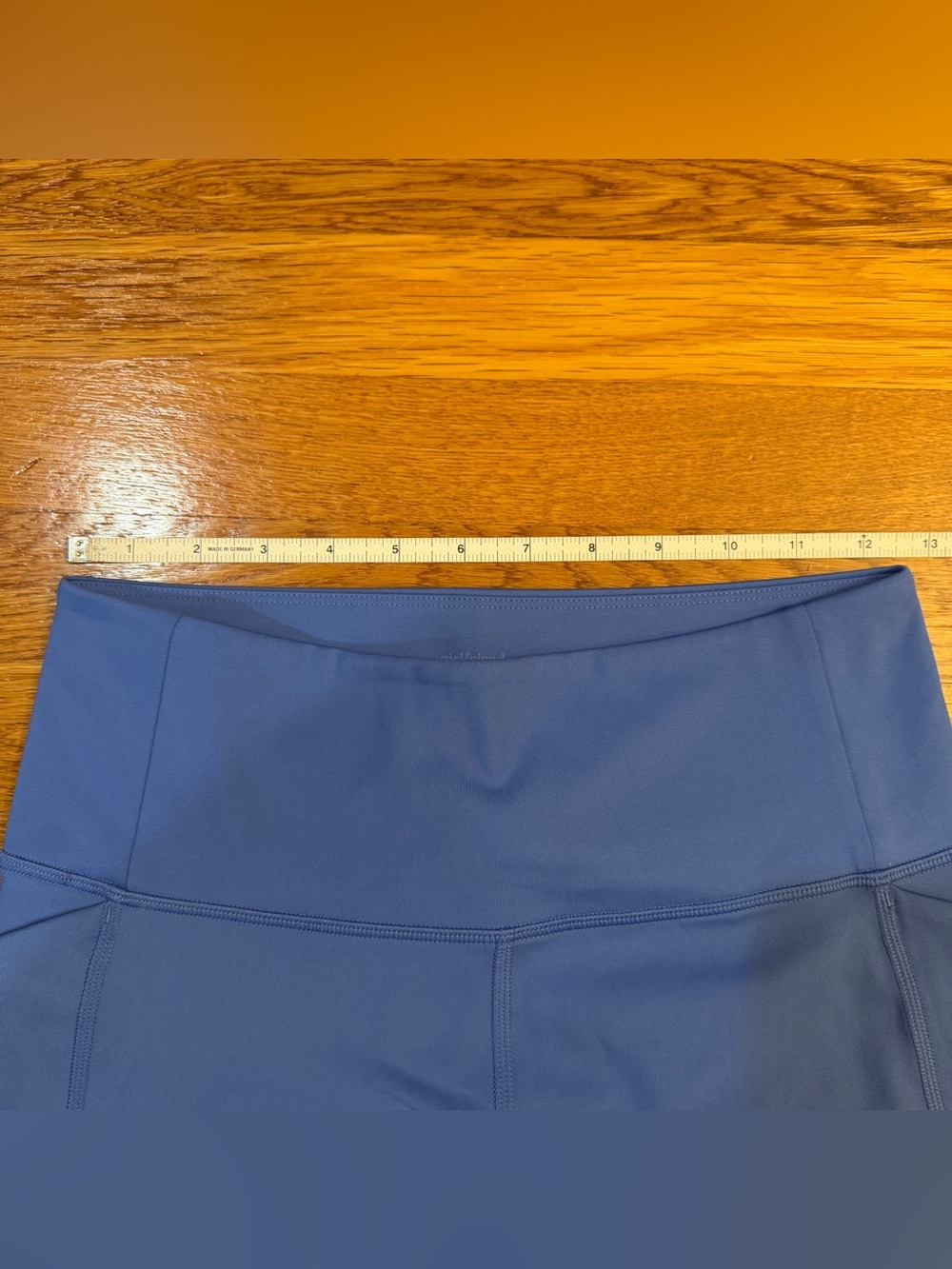 Girlfriend Collective High Rise Bike Shorts in Blue - Size Medium - Picture 3 of 5